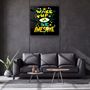 Autres décorations murales - ・"Be Awesome"・Glass Wall Art | Artdesigna Glass Printing Wall Arts. - ARTDESIGNA