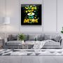 Autres décorations murales - ・"Be Awesome"・Glass Wall Art | Artdesigna Glass Printing Wall Arts. - ARTDESIGNA