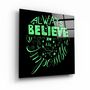 Other wall decoration - ・"Always Believe in the Impossible-Green"・Glass Wall Art | Artdesigna Glass Printing Wall Arts. - ARTDESIGNA