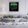 Other wall decoration - ・"Always Believe in the Impossible-Green"・Glass Wall Art | Artdesigna Glass Printing Wall Arts. - ARTDESIGNA