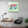 Autres décorations murales - ・"Start Now"・Glass Wall Art | Artdesigna Glass Printing Wall Arts. - ARTDESIGNA