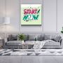 Autres décorations murales - ・"Start Now"・Glass Wall Art | Artdesigna Glass Printing Wall Arts. - ARTDESIGNA