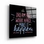 Other wall decoration - ・"Make It Happen"・Glass Wall Art | Artdesigna Glass Printing Wall Arts. - ARTDESIGNA