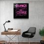 Other wall decoration - ・"Change Your World - Pink"・Glass Wall Art | Artdesigna Glass Printing Wall Arts. - ARTDESIGNA