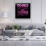 Other wall decoration - ・"Change Your World - Pink"・Glass Wall Art | Artdesigna Glass Printing Wall Arts. - ARTDESIGNA