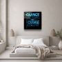 Autres décorations murales - ・"Change Your World - Blue"・Glass Wall Art | Artdesigna Glass Printing Wall Arts. - ARTDESIGNA