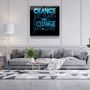 Autres décorations murales - ・"Change Your World - Blue"・Glass Wall Art | Artdesigna Glass Printing Wall Arts. - ARTDESIGNA