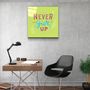 Autres décorations murales - ・"Never Give Up"・Glass Wall Art | Artdesigna Glass Printing Wall Arts. - ARTDESIGNA