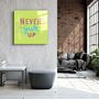 Autres décorations murales - ・"Never Give Up"・Glass Wall Art | Artdesigna Glass Printing Wall Arts. - ARTDESIGNA