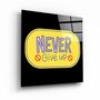 Autres décorations murales - ・"Never Give Up2"・Glass Wall Art | Artdesigna Glass Printing Wall Arts. - ARTDESIGNA