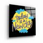 Autres décorations murales - ・"Today is a New Day"・Glass Wall Art | Artdesigna Glass Printing Wall Arts. - ARTDESIGNA