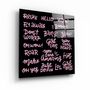 Autres décorations murales - ・"Words and Words"・Glass Wall Art | Artdesigna Glass Printing Wall Arts. - ARTDESIGNA