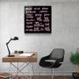 Autres décorations murales - ・"Words and Words"・Glass Wall Art | Artdesigna Glass Printing Wall Arts. - ARTDESIGNA