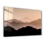 Autres décorations murales - Black Mountains | Glass Wall Art - ARTDESIGNA