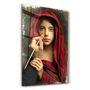 Other wall decoration - Red Dress - Paiting | Glass Wall Art - ARTDESIGNA
