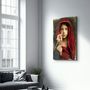 Other wall decoration - Red Dress - Paiting | Glass Wall Art - ARTDESIGNA