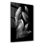Autres décorations murales - White Feathers 1 | Glass Wall Art - ARTDESIGNA