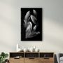 Autres décorations murales - White Feathers 1 | Glass Wall Art - ARTDESIGNA