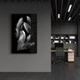 Autres décorations murales - White Feathers 1 | Glass Wall Art - ARTDESIGNA