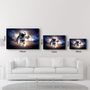 Other wall decoration - Astronaut In the Space | Glass Wall Art - ARTDESIGNA