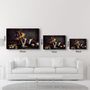 Autres décorations murales - Abstract Yellow Hat Woman | Glass Wall Art - ARTDESIGNA