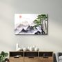 Other wall decoration - Abstract Flying Birds and Sunset | Glass Wall Art - ARTDESIGNA