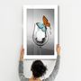 Other wall decoration - Glass and Butterfly | Glass Wall Art - ARTDESIGNA