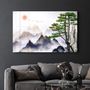 Other wall decoration - Abstract Flying Birds and Sunset | Glass Wall Art - ARTDESIGNA