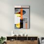 Autres décorations murales - Abstract Shapes 1 | Glass Wall Art - ARTDESIGNA