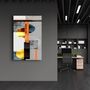 Autres décorations murales - Abstract Shapes 1 | Glass Wall Art - ARTDESIGNA