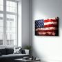 Autres décorations murales - Flag of the U.S. 2 | Glass Wall Art - ARTDESIGNA