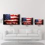 Autres décorations murales - Flag of the U.S. 2 | Glass Wall Art - ARTDESIGNA