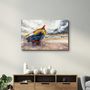 Autres décorations murales - Boat On the Beach | Glass Wall Art - ARTDESIGNA