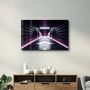 Autres décorations murales - Mystic Purple Gate | Glass Wall Art - ARTDESIGNA