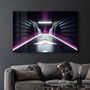 Autres décorations murales - Mystic Purple Gate | Glass Wall Art - ARTDESIGNA