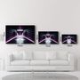 Autres décorations murales - Mystic Purple Gate | Glass Wall Art - ARTDESIGNA