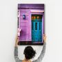 Autres décorations murales - Blue Door | Glass Wall Art - ARTDESIGNA