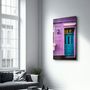 Autres décorations murales - Blue Door | Glass Wall Art - ARTDESIGNA