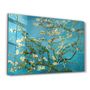 Autres décorations murales - Abstract Flowers 5 | Glass Wall Art - ARTDESIGNA