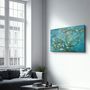 Autres décorations murales - Abstract Flowers 5 | Glass Wall Art - ARTDESIGNA