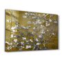 Autres décorations murales - Abstract Flowers V2 1 | Glass Wall Art - ARTDESIGNA