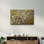 Autres décorations murales - Abstract Flowers V2 1 | Glass Wall Art - ARTDESIGNA