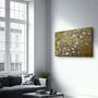 Autres décorations murales - Abstract Flowers V2 1 | Glass Wall Art - ARTDESIGNA
