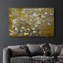 Autres décorations murales - Abstract Flowers V2 1 | Glass Wall Art - ARTDESIGNA