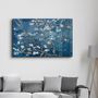 Other wall decoration - Abstract Flowers V3 | Glass Wall Art - ARTDESIGNA