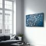 Other wall decoration - Abstract Flowers V3 | Glass Wall Art - ARTDESIGNA