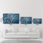 Other wall decoration - Abstract Flowers V3 | Glass Wall Art - ARTDESIGNA