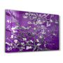 Autres décorations murales - Abstract Flowers V4 | Glass Wall Art - ARTDESIGNA