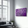 Autres décorations murales - Abstract Flowers V4 | Glass Wall Art - ARTDESIGNA