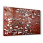 Autres décorations murales - Abstract Flowers V5 | Glass Wall Art - ARTDESIGNA